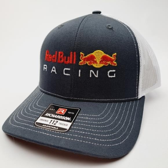 F1 Grand Prix Gear Red Bull Racing Richardson 112 Trucker Mesh Snapback Cap Hat main image 3